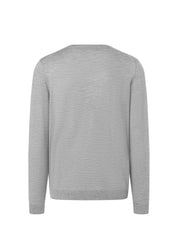 Strickpullover aus Merinowolle - 517 - Grau