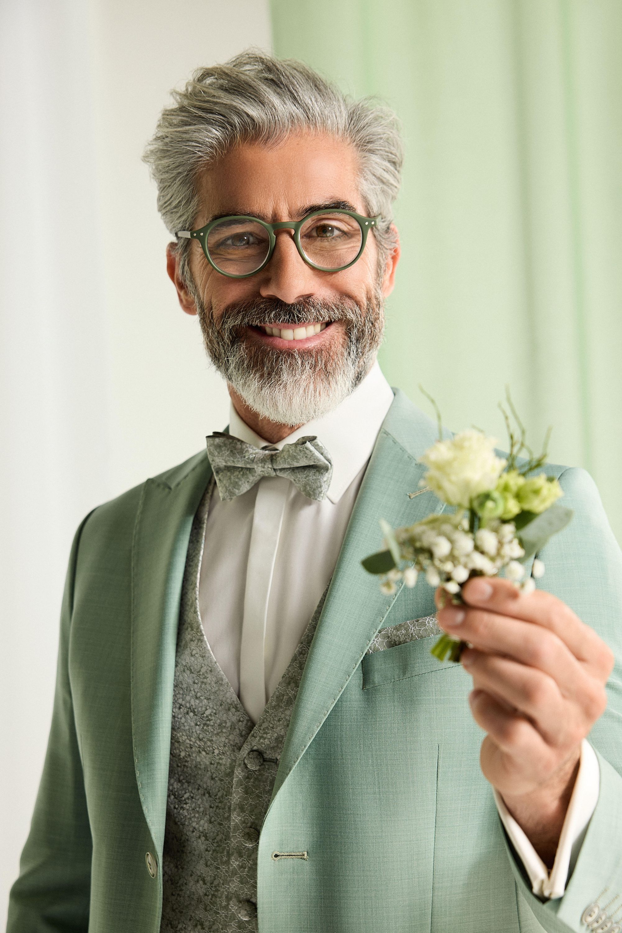 Sakko Slim Fit Drop 8 - 046-Hell Grn - Grün