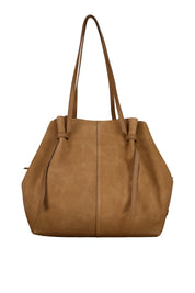 Shopper aus Leder - 1743-Pure Camel - Braun