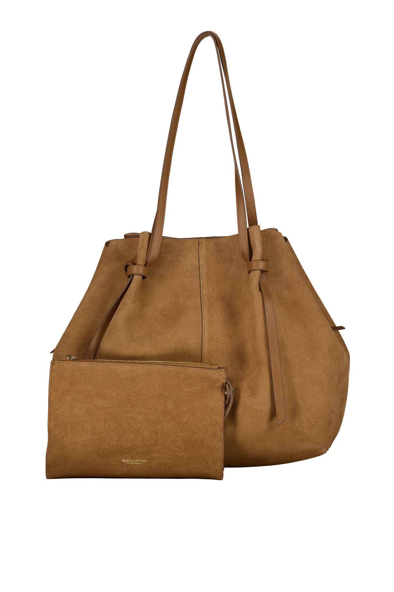 Shopper aus Leder - 1743-Pure Camel - Braun