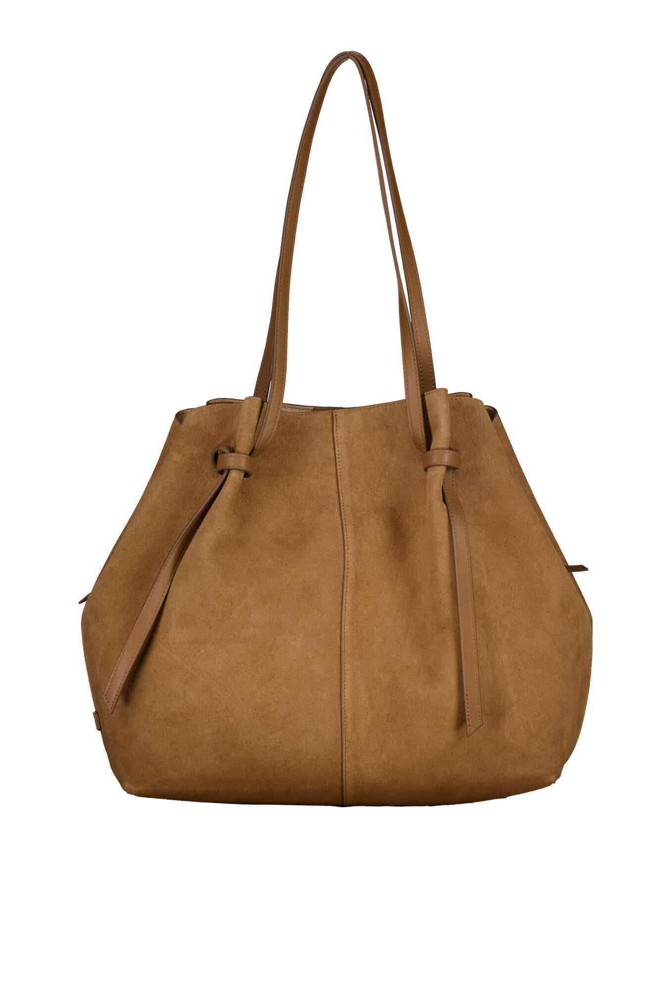 Shopper aus Leder - 1743-Pure Camel - Braun