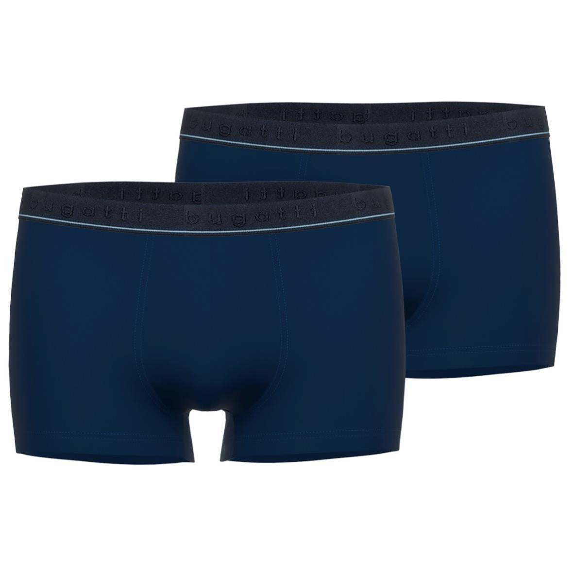 2er Pack Boxershorts - 630-blau-dunkel-uni - Blau
