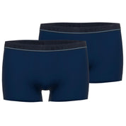 2er Pack Boxershorts - 630-blau-dunkel-uni - Blau