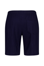 Schlafanzug Zweiteiler - 522-braun-mittel-Ringel - Blau