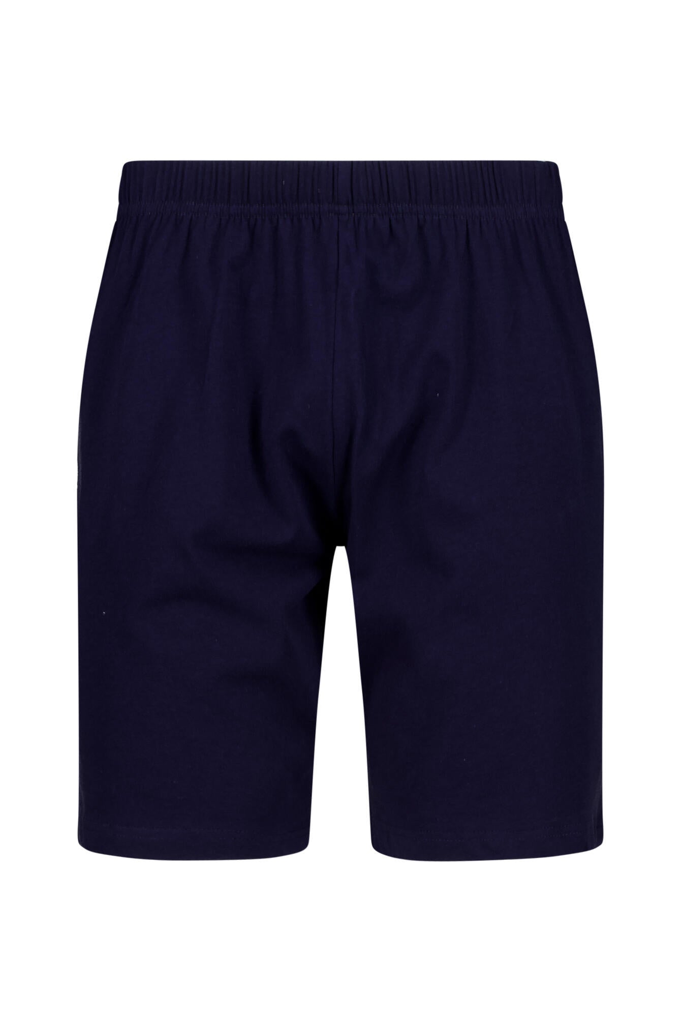 Schlafanzug Zweiteiler - 522-braun-mittel-Ringel - Blau