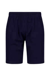 Schlafanzug Zweiteiler - 522-braun-mittel-Ringel - Blau