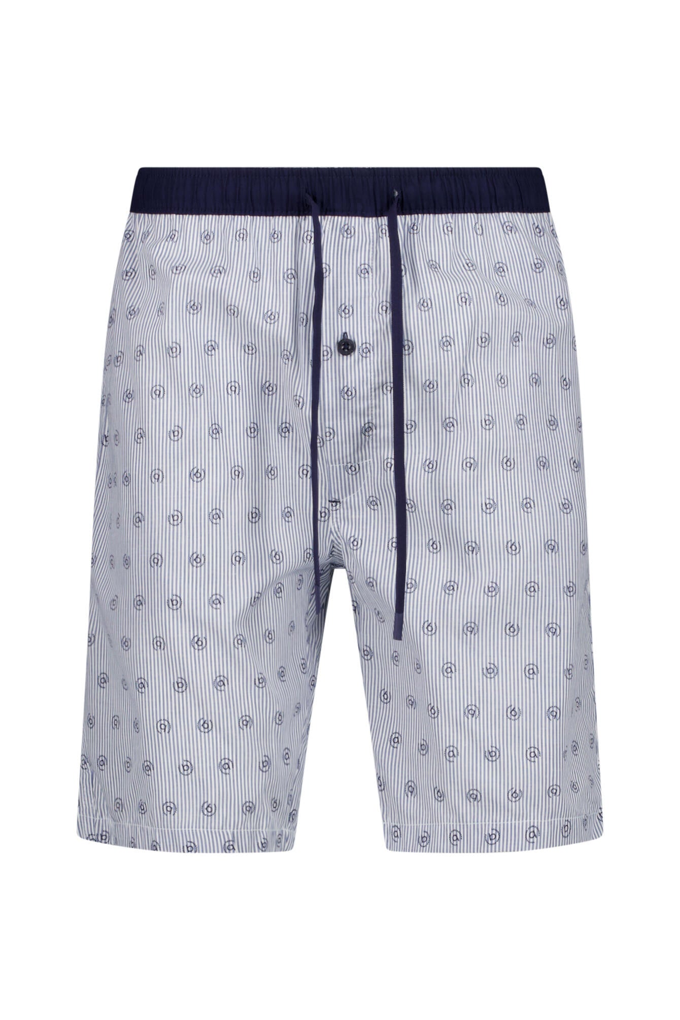 Schlafanzug Zweiteiler - 628-blau-mittel-multicolor1 - Blau