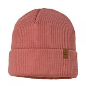 Gerippter Strickbeanie - 24 - Pink