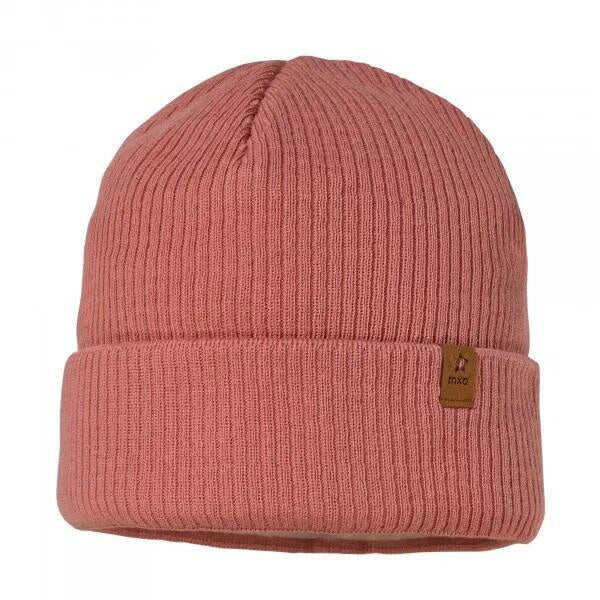 Gerippter Strickbeanie - 24 - Pink