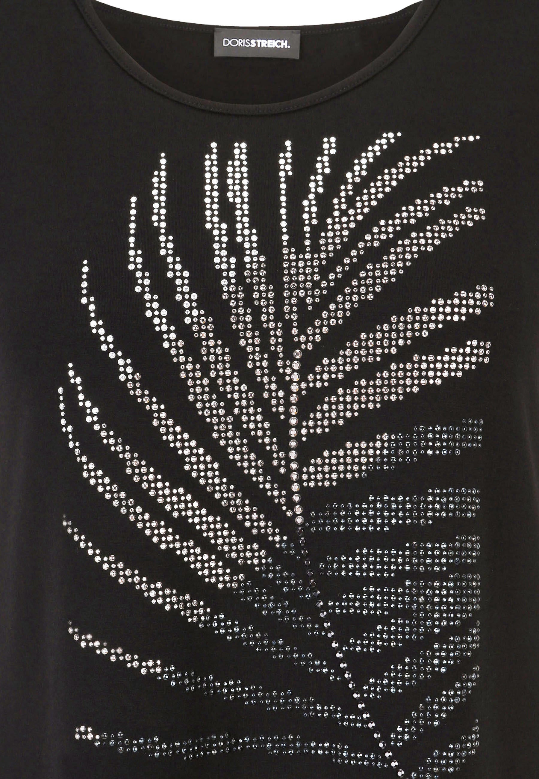 T-Shirt aus Viskose - 99-Schwarz - Schwarz