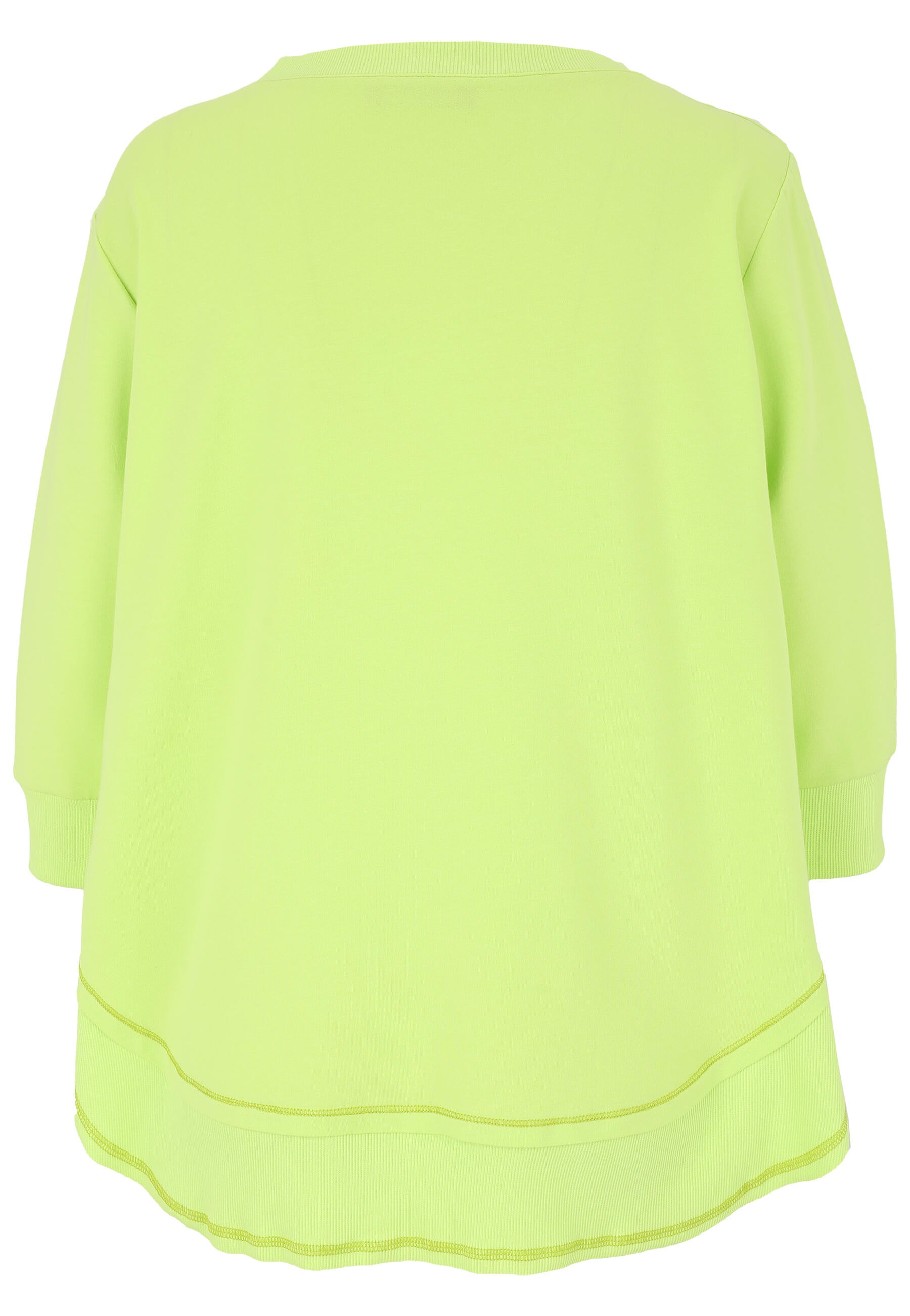 Sweatshirt aus Baumwollmix - 23-Lemon - Grün