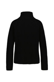 Grobstrickpullover mit Turtleneck - 1000 - Schwarz