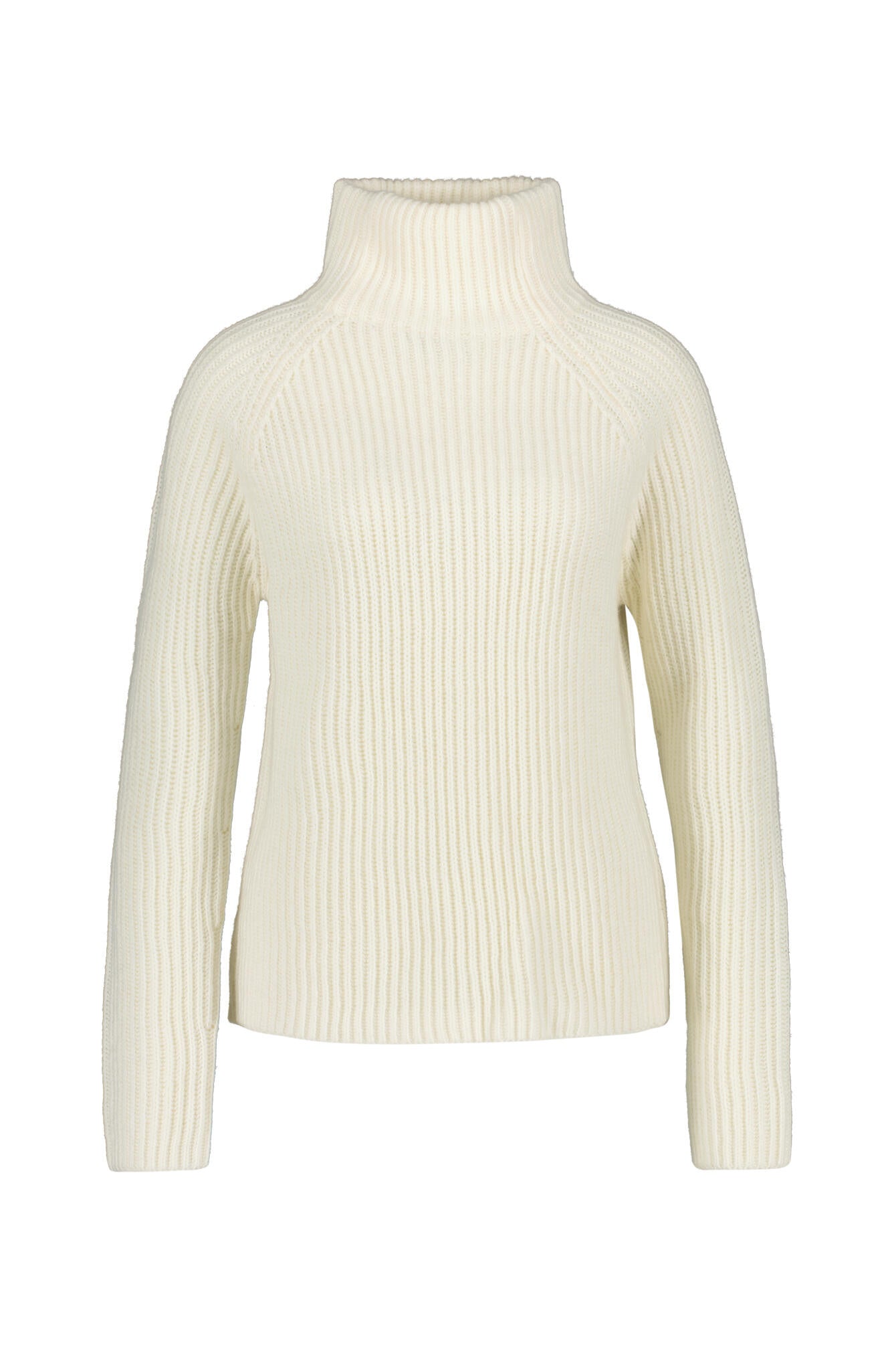 Grobstrickpullover mit Turtleneck - 1900 - Weiß