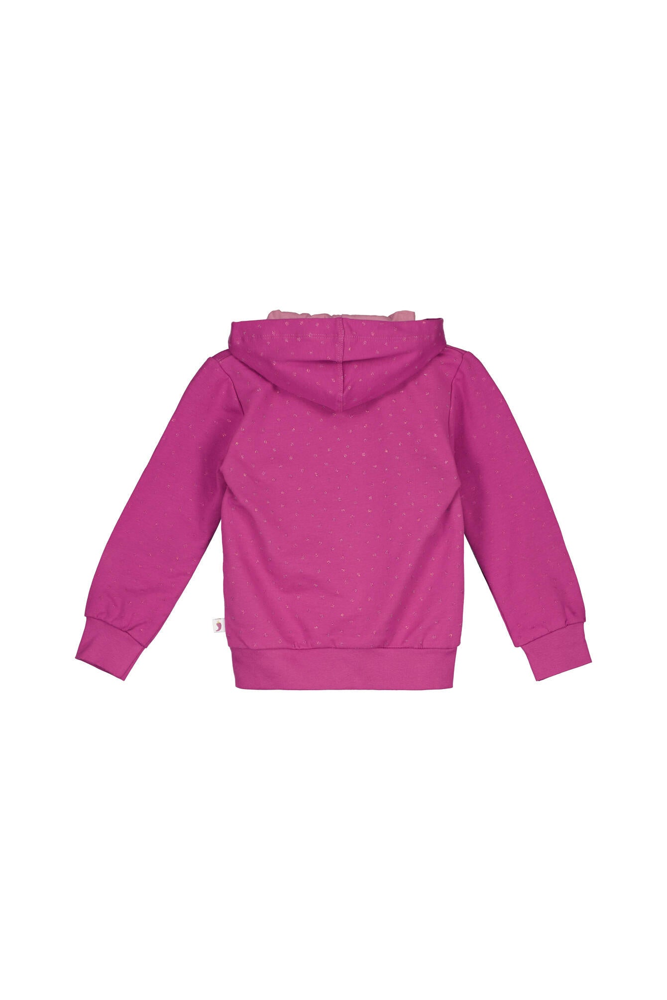 Sweathoodie mit Paillettenmuster - 8543-red violet - Pink