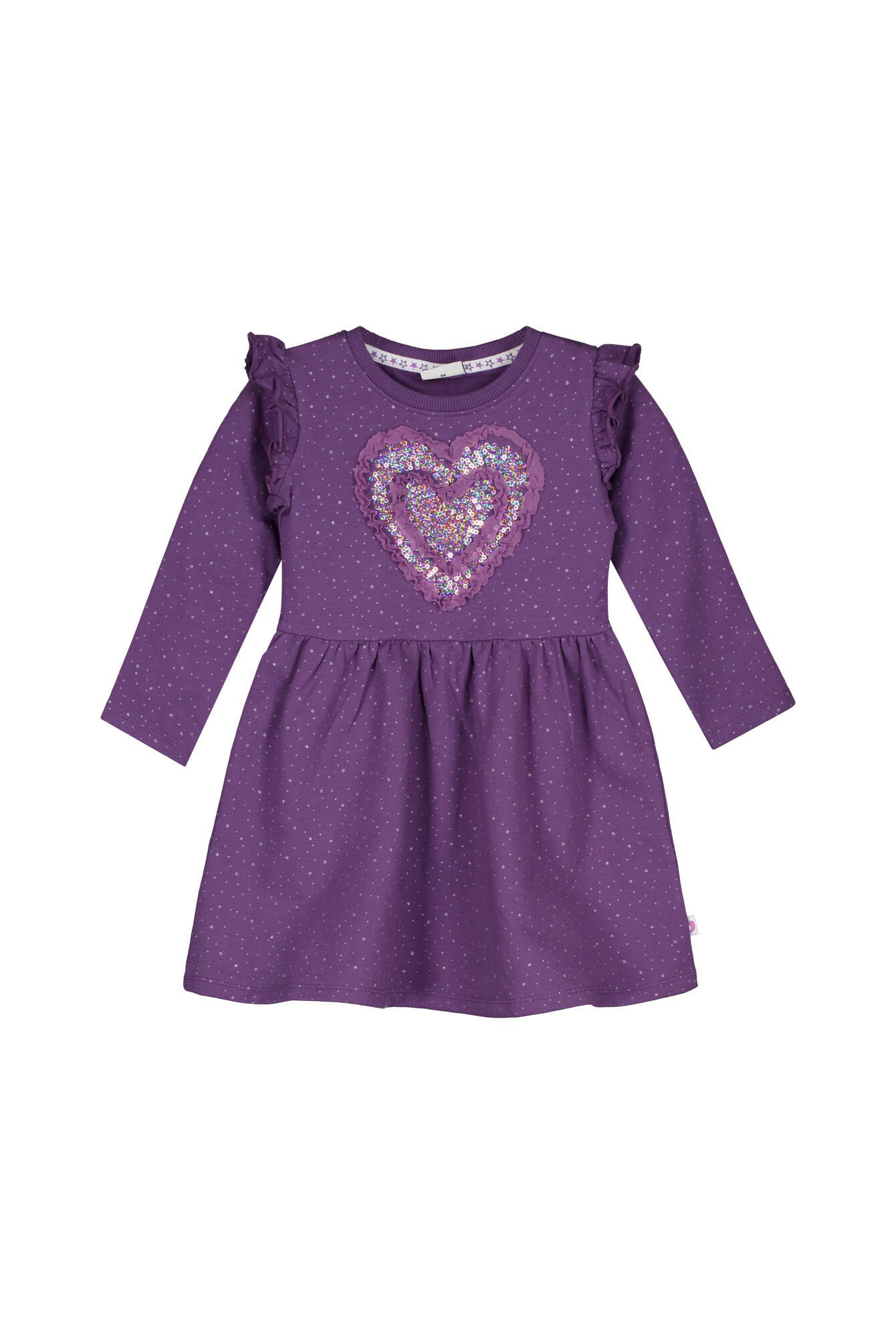 Sweatkleid Midi aus Baumwolle - 7645-very grape - Violett