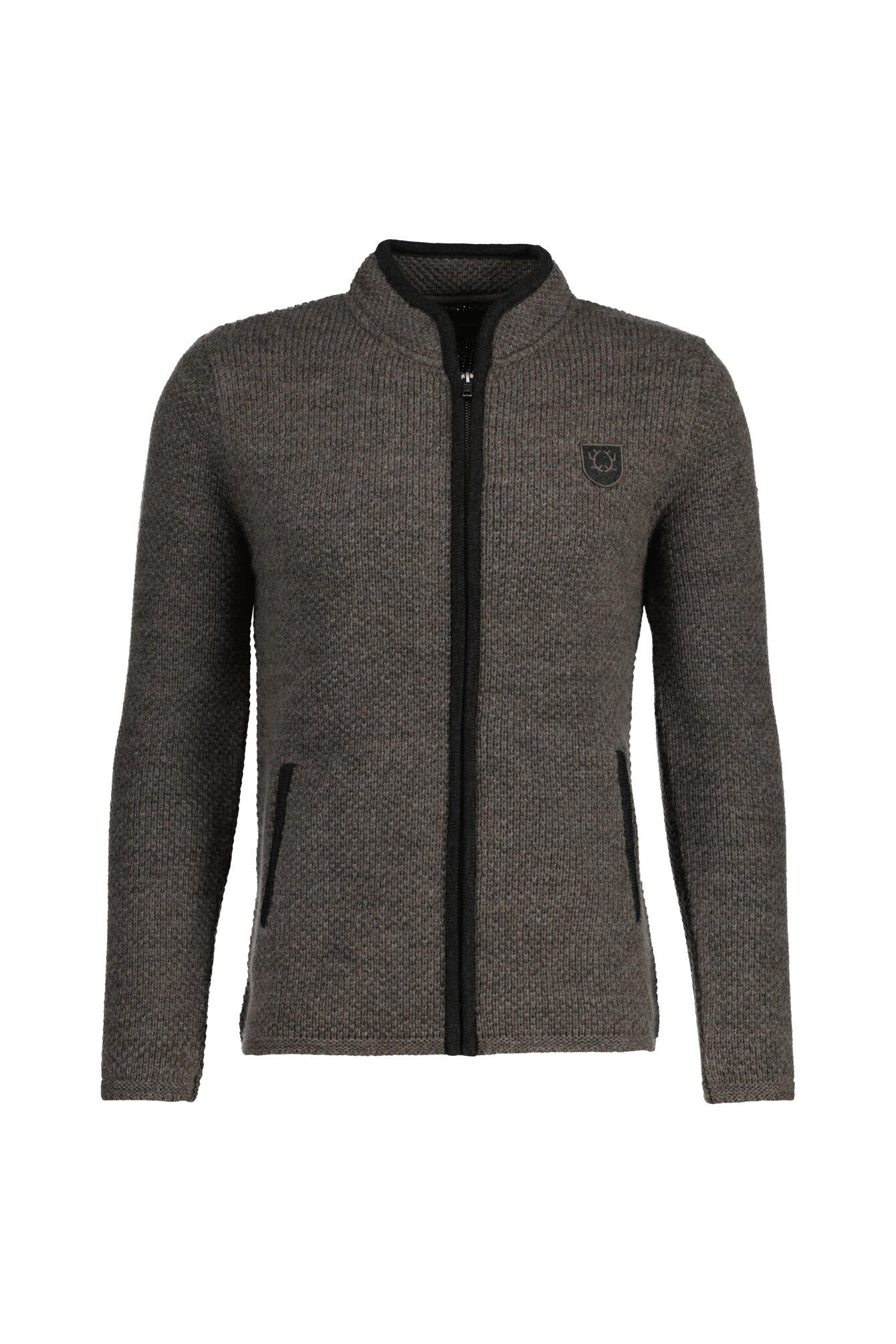 Strickjacke MALTE - 41-anthrazit - Grau