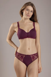 Schalen-BH ohne Bügel - 787 - Rot