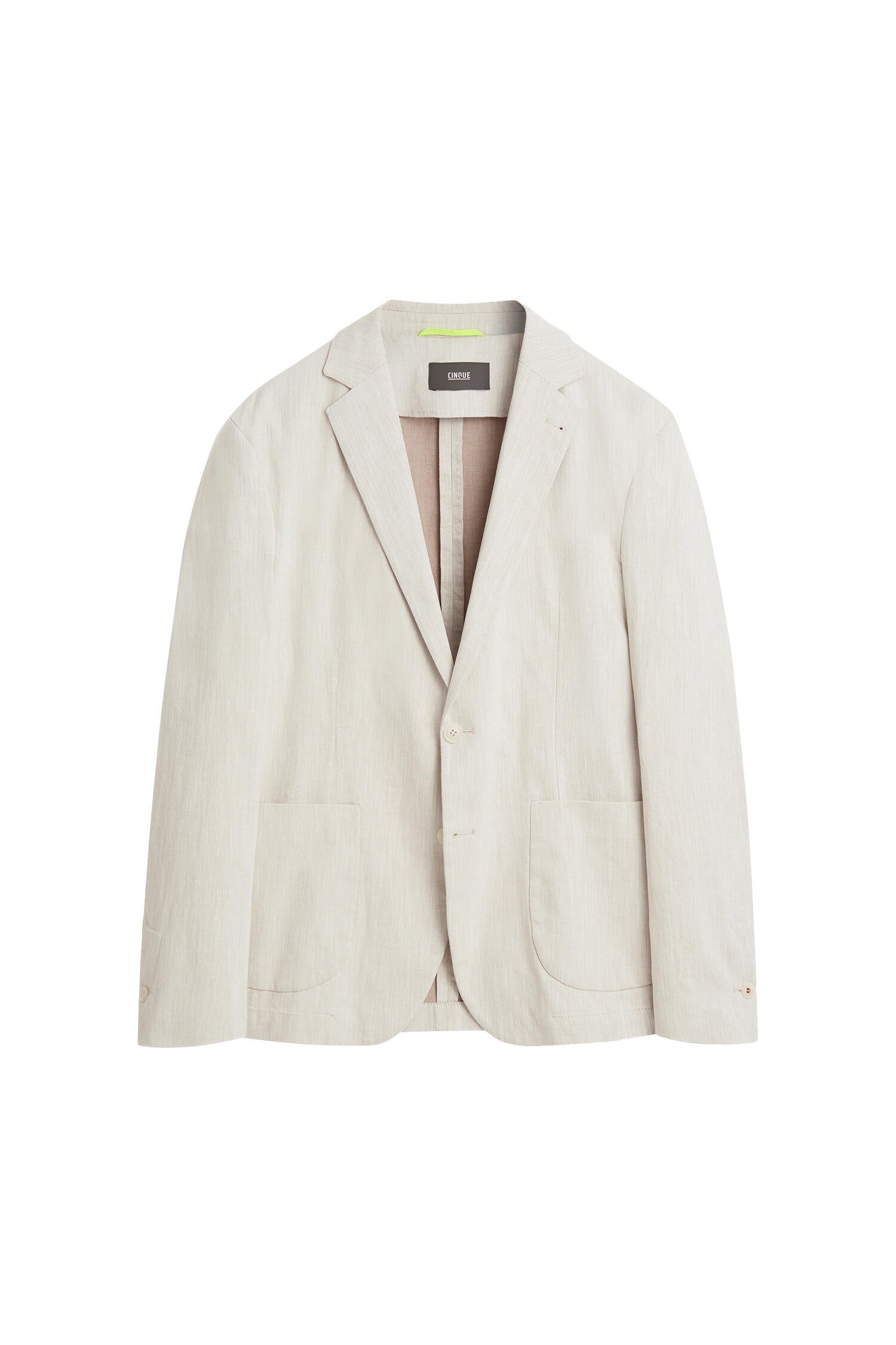 Sakko aus Baumwoll-Mix - 20 - Creme | Beige