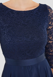 Cocktailkleid - 300 - Blau