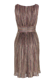 Cocktailkleid aus Plissee - 8101 - Mehrfarbig