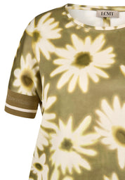 Schlupfbluse aus Viskose - 5470-Olive - Grün