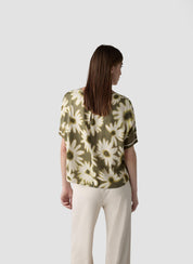 Schlupfbluse aus Viskose - 5470-Olive - Grün