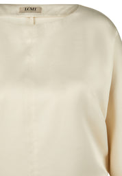 Schlupfbluse aus Viskosemix - 5608-Elfenbein - Creme