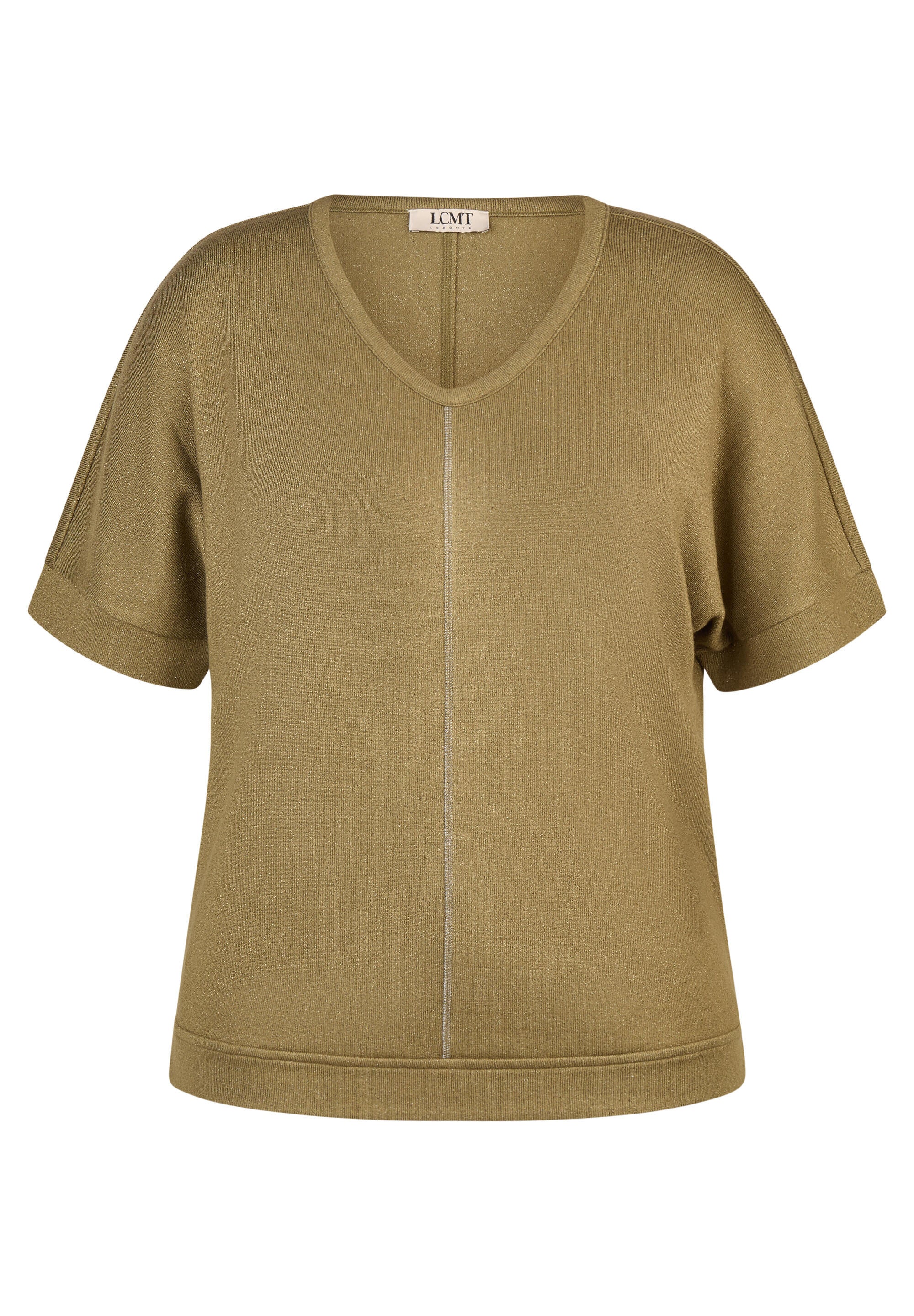 T-Shirt aus Viskosemix - 5470-Olive - Grün