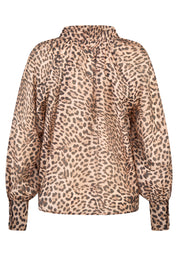 Bluse aus Viskose - 5633-Toffee - Beige