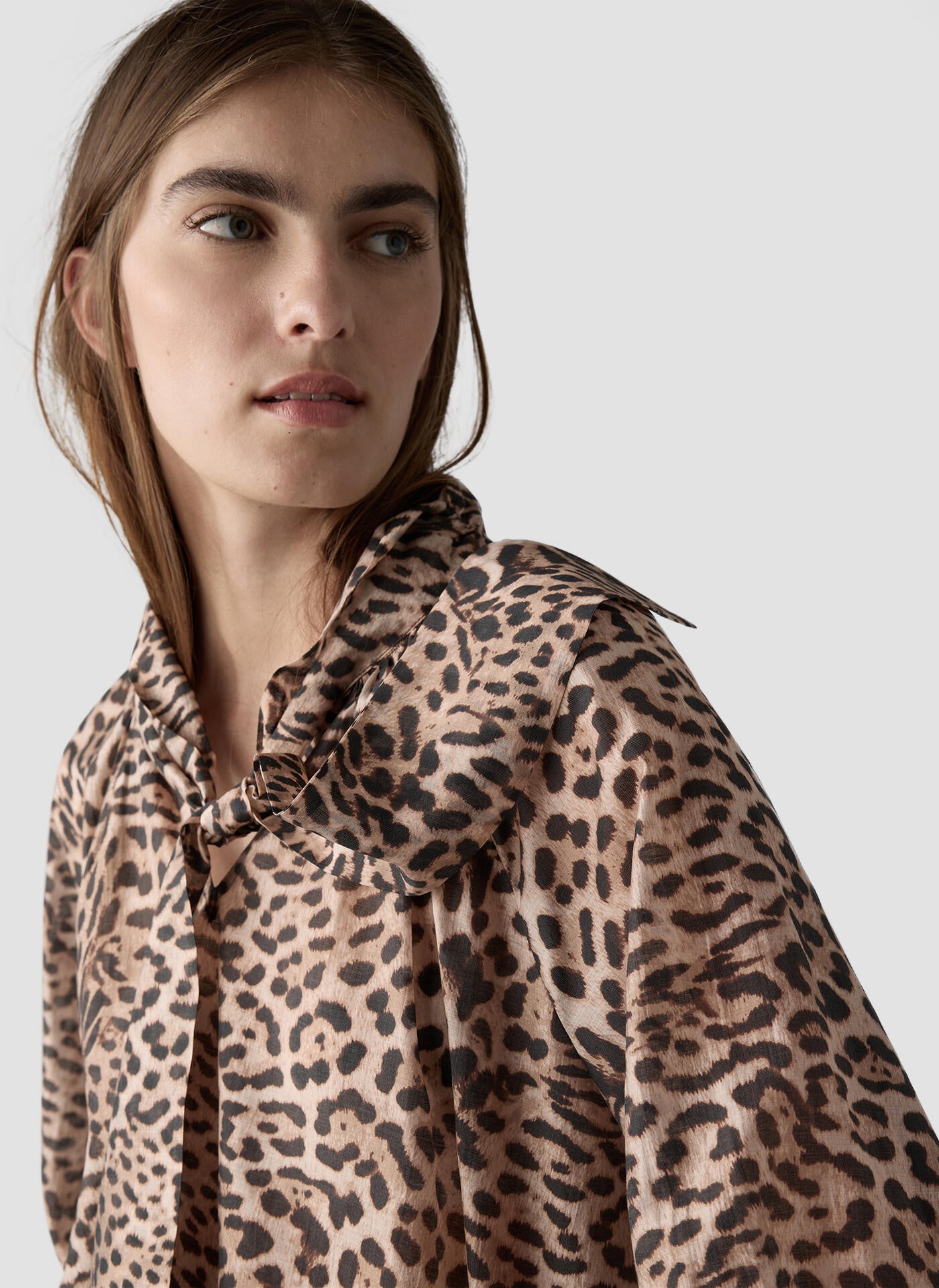 Bluse aus Viskose - 5633-Toffee - Beige