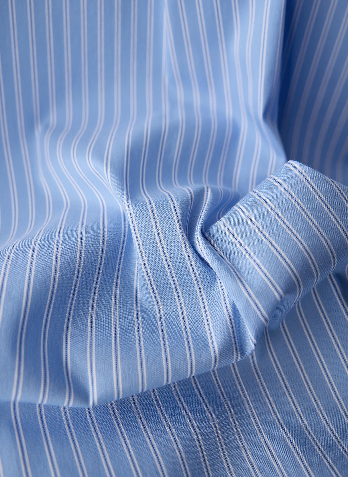 Bluse gestreift Oversized Fit - 5346-Rauchblau - Blau