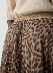 A-Linie-Rock Midi - 5633-Toffee - Beige