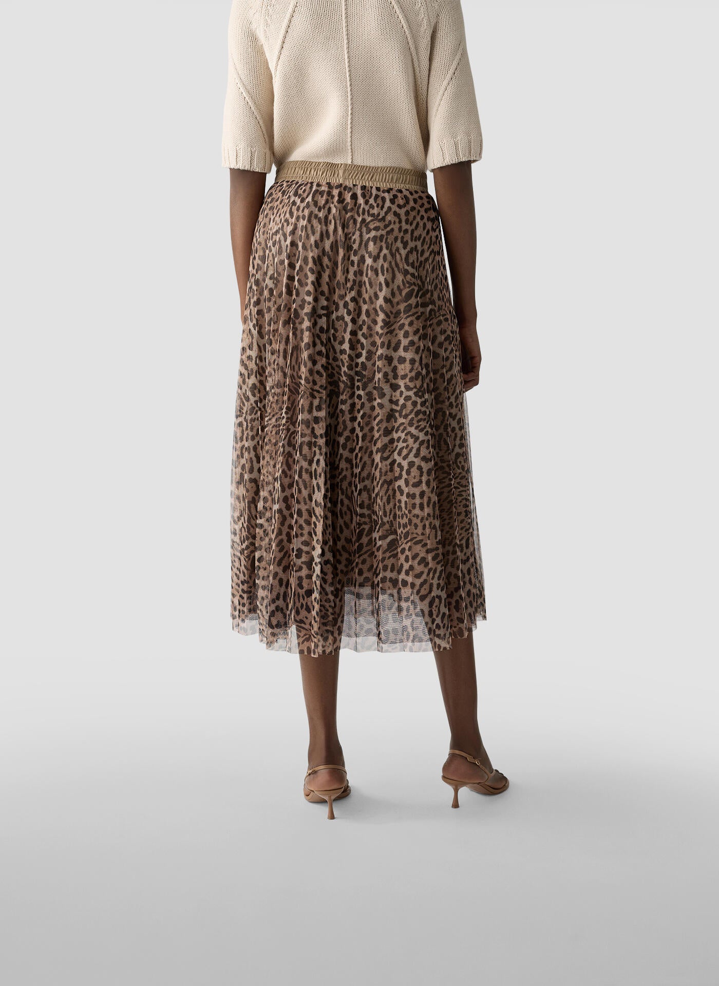 A-Linie-Rock Midi - 5633-Toffee - Beige