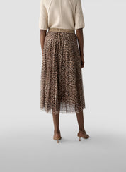 A-Linie-Rock Midi - 5633-Toffee - Beige