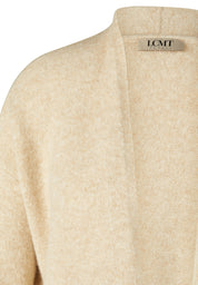 Cardigan aus Wollmix - 5634-Toffee Mel. - Beige