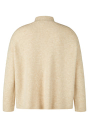 Cardigan aus Wollmix - 5634-Toffee Mel. - Beige