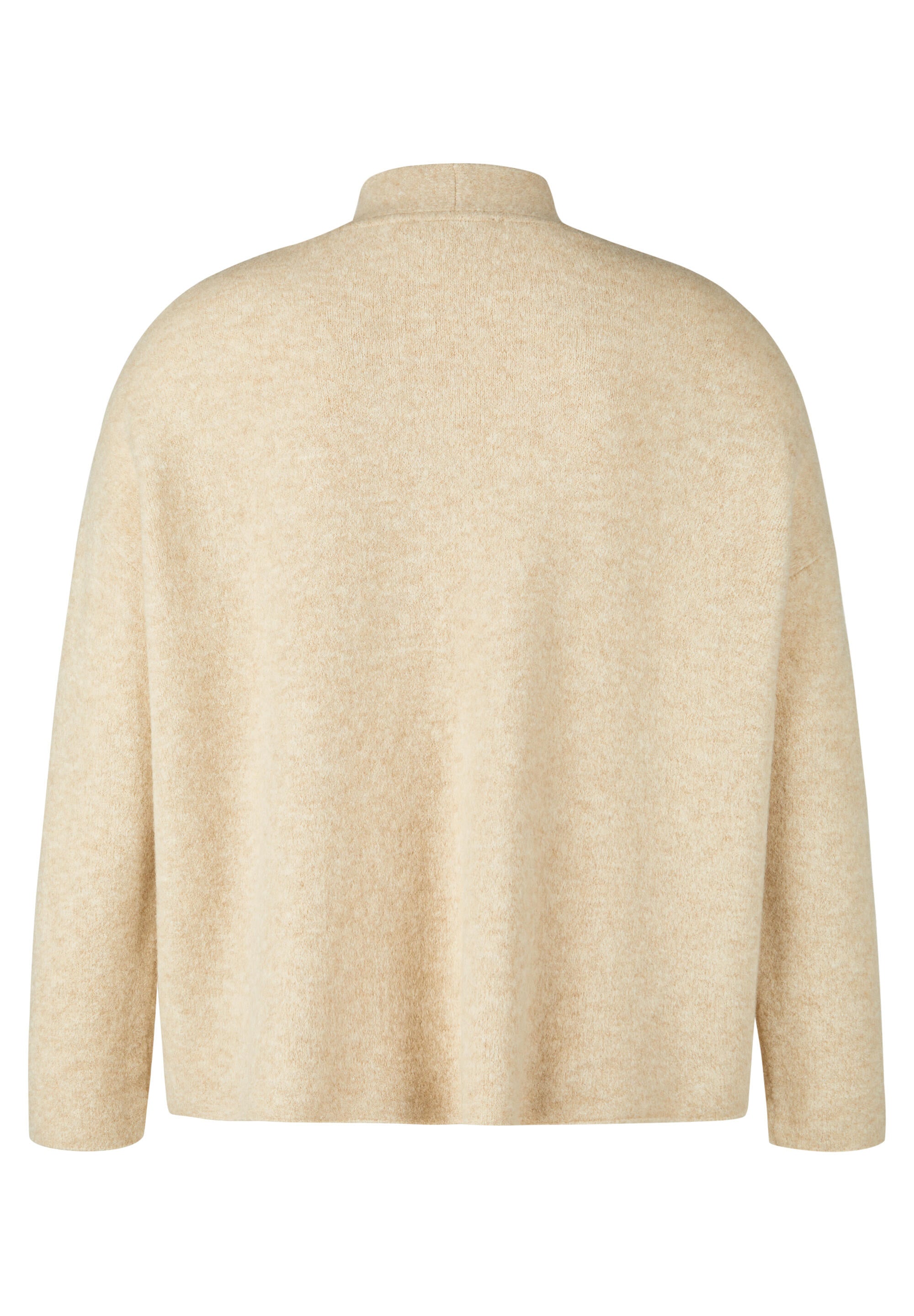 Cardigan aus Wollmix - 5634-Toffee Mel. - Beige