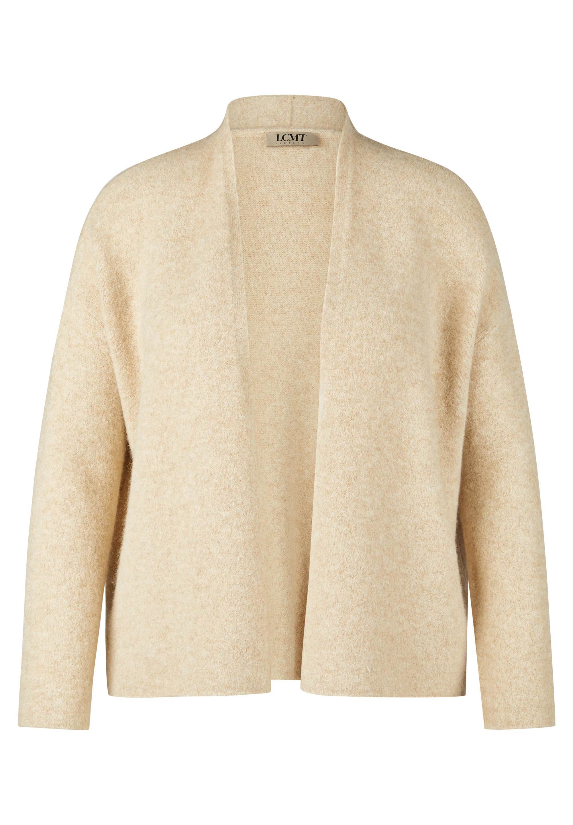 Cardigan aus Wollmix - 5634-Toffee Mel. - Beige