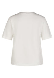 T-Shirt aus Baumwolle - 6601-NATUR - Weiß