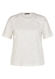 T-Shirt aus Baumwolle - 6601-NATUR - Weiß