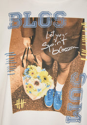 T-Shirt aus Baumwolle - 6601-NATUR - Weiß