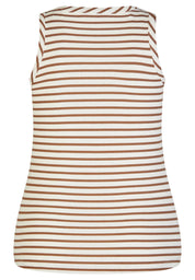 Tanktop aus Baumwollmix - 6667-NOUGAT - Braun