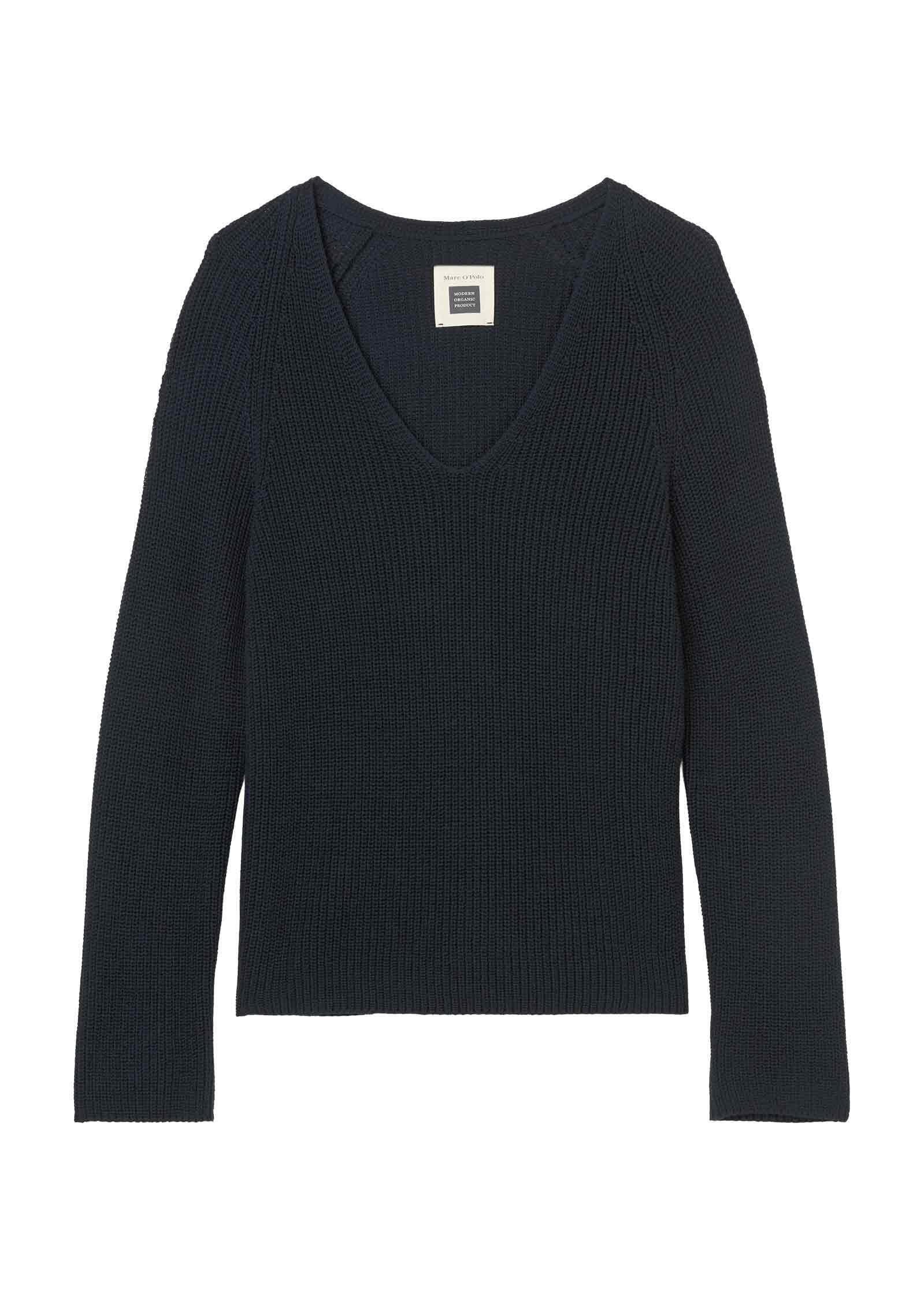 Strickpullover aus Baumwolle - 881-night sky - Blau