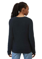 Strickpullover aus Baumwolle - 881-night sky - Blau