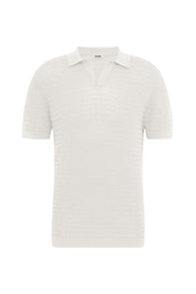 Strick-Poloshirt BRAIAN - 1930 - Weiß