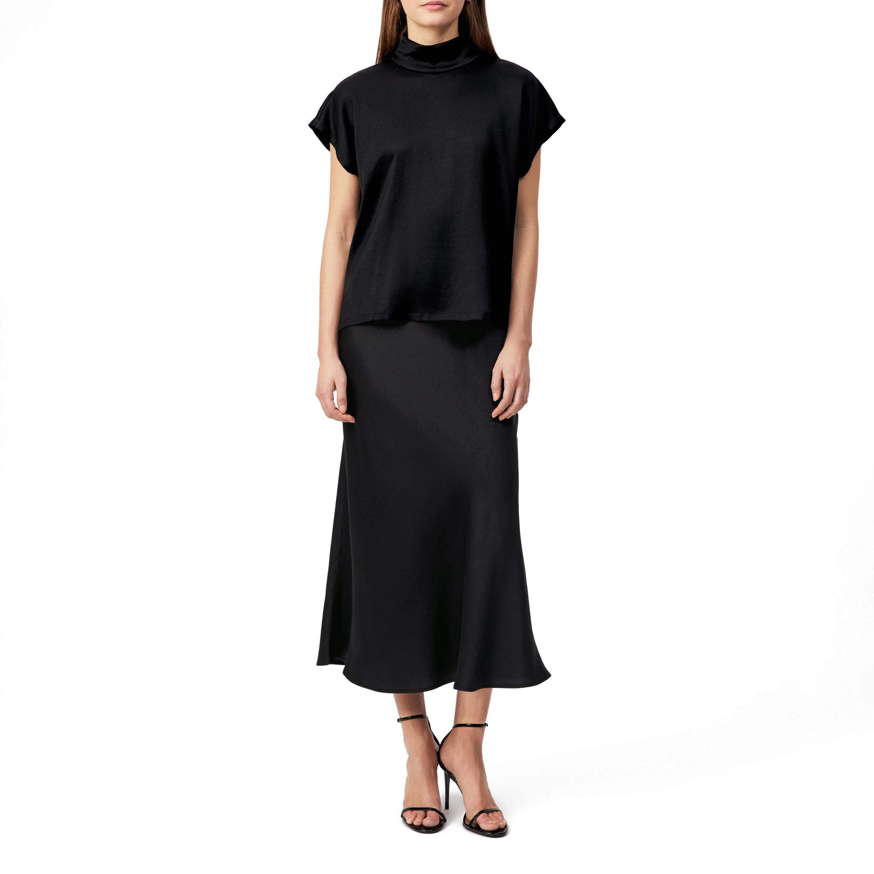 Bleistiftrock URA - 1000 - Schwarz