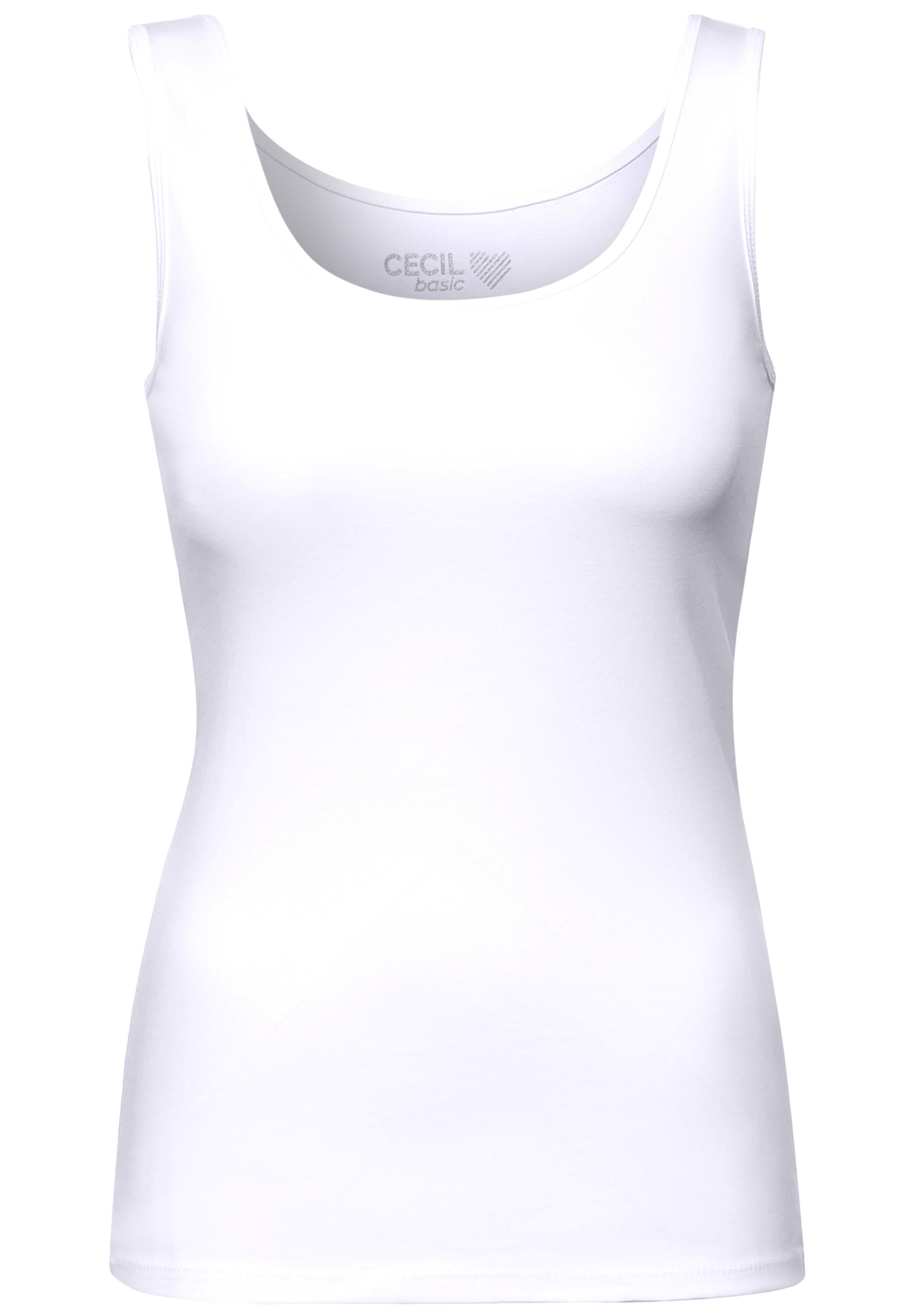 Tanktop aus Bio-Baumwolle - 10000 White - Weiß