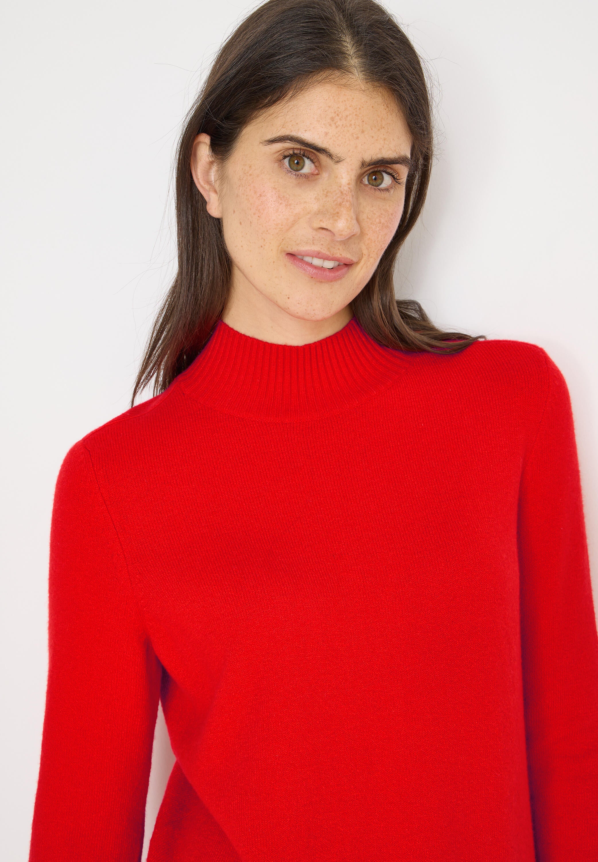 Strickpullover COSY - 16709 pumkin orange - Rot