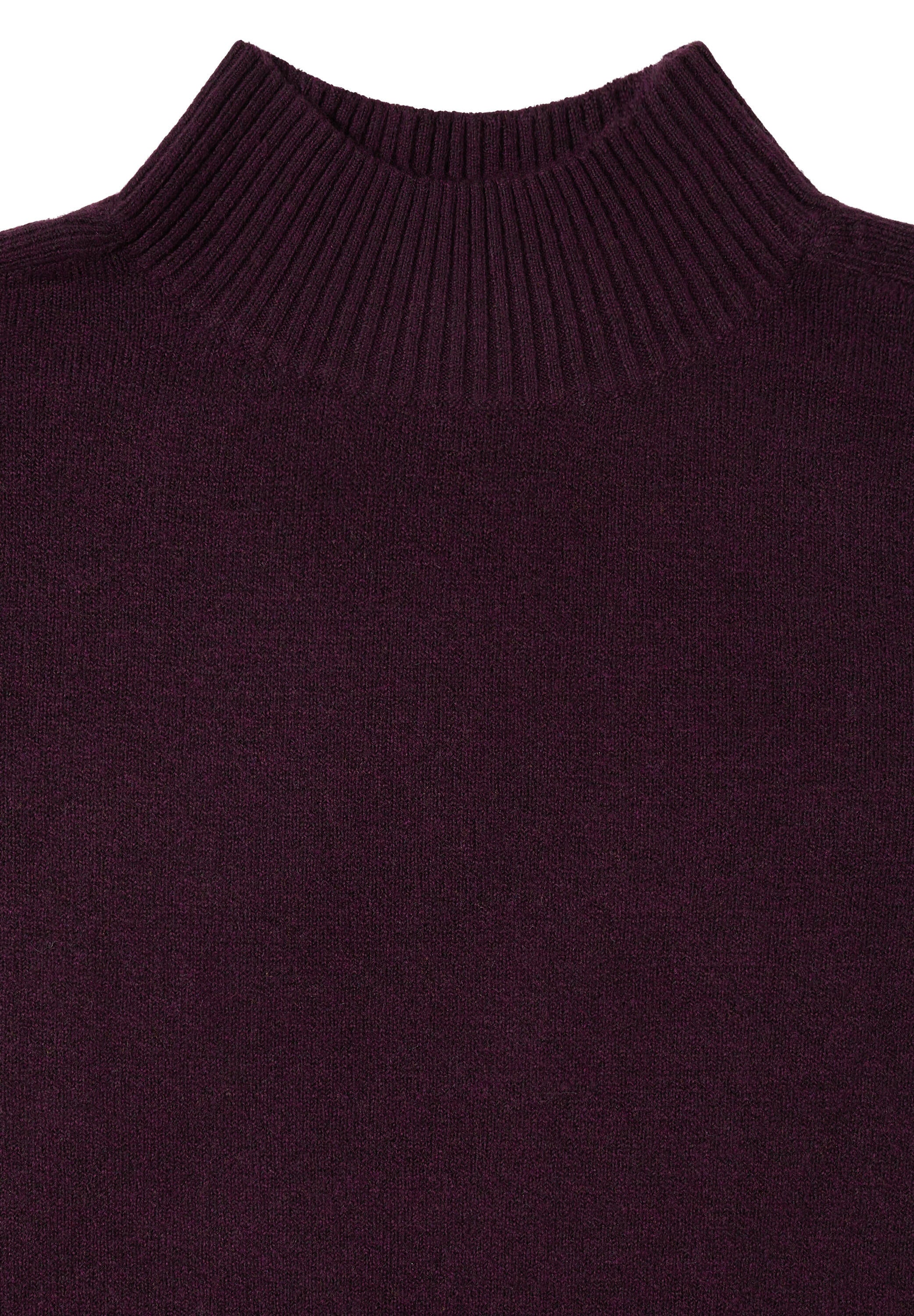 Strickpullover COSY - 17130 eggplant red melange - Rot