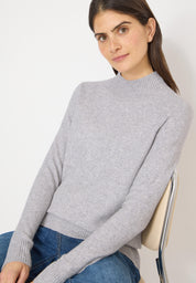 Strickpullover COSY - 17314 luna grey melange - Grau